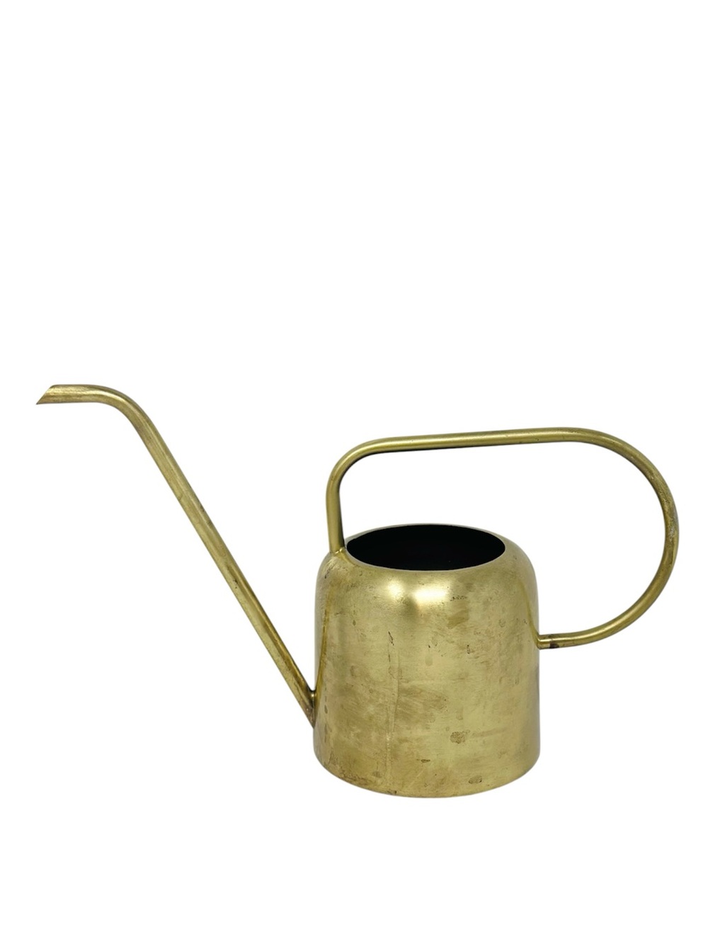 Mid Century Modern Long-Spout Watering Can Gold Brass Finish Decorative MCM